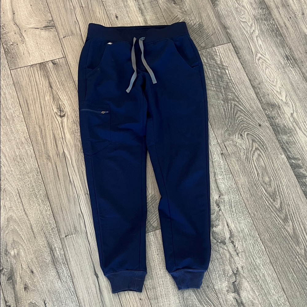 figs navy blue jogger scrubs